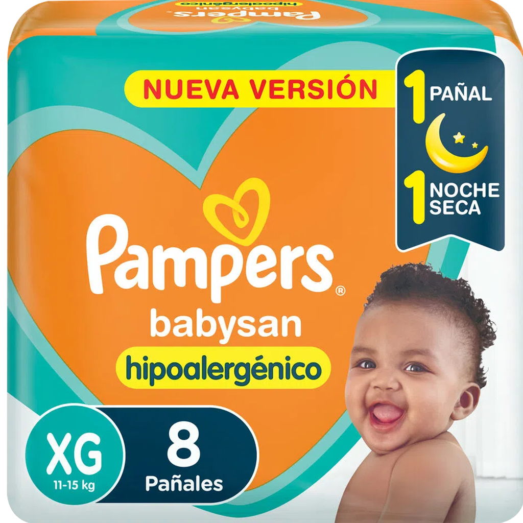 PAÑAL BABYSAN XG HIPOALERGENICO