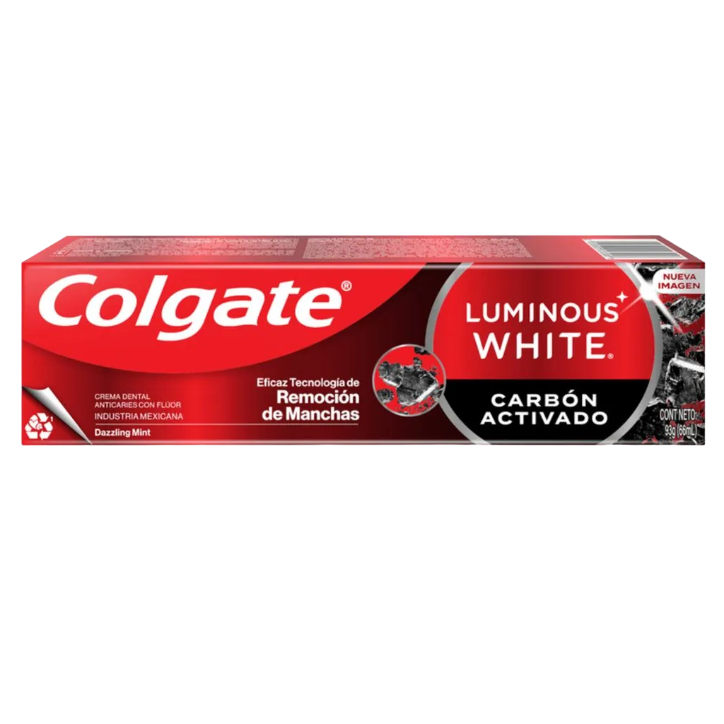 DENTIFRICO LUMINOUS WHITE CARBON ACTIVADO
