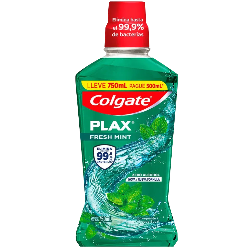 ENJUAGUE BUCAL PLAX FRESH MINT