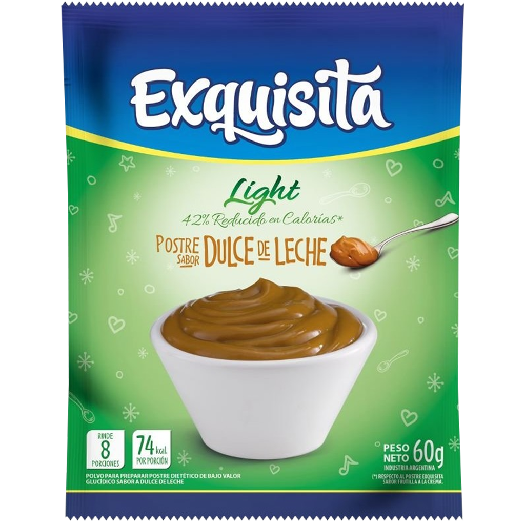 POSTRE LIGHT DULCE DE LECHE