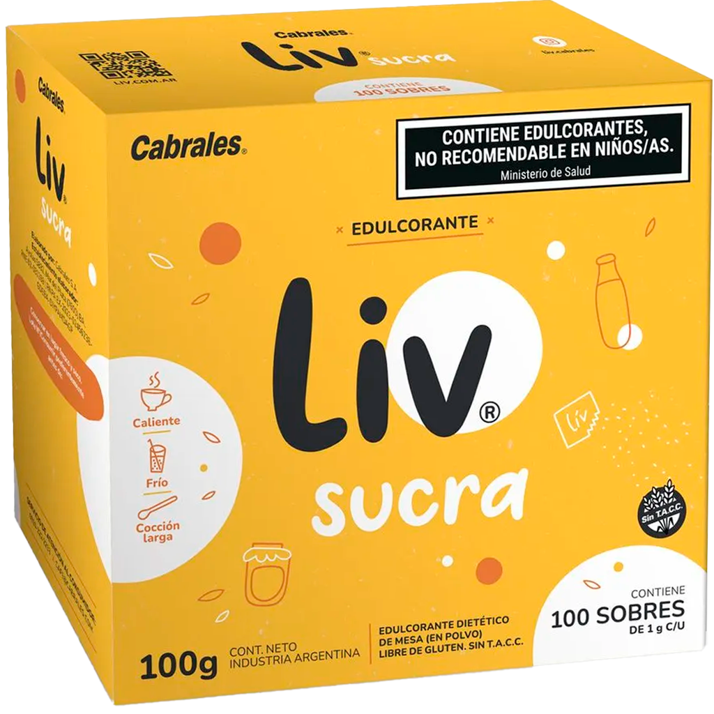 EDULCORANTE SOBRES CON SUCRALOSA