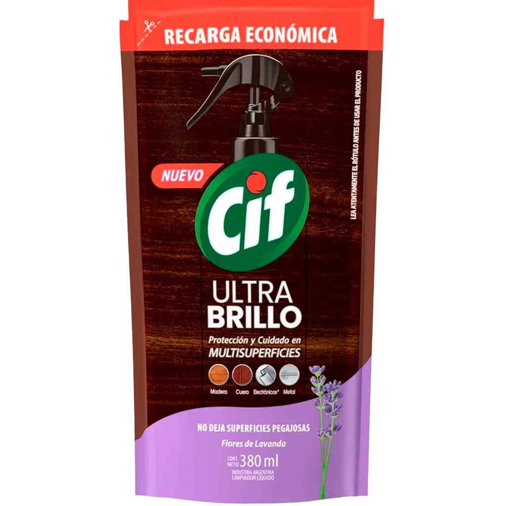 LIMPIADOR ULTRA BRILLO LAVANDA MULTISUP DP