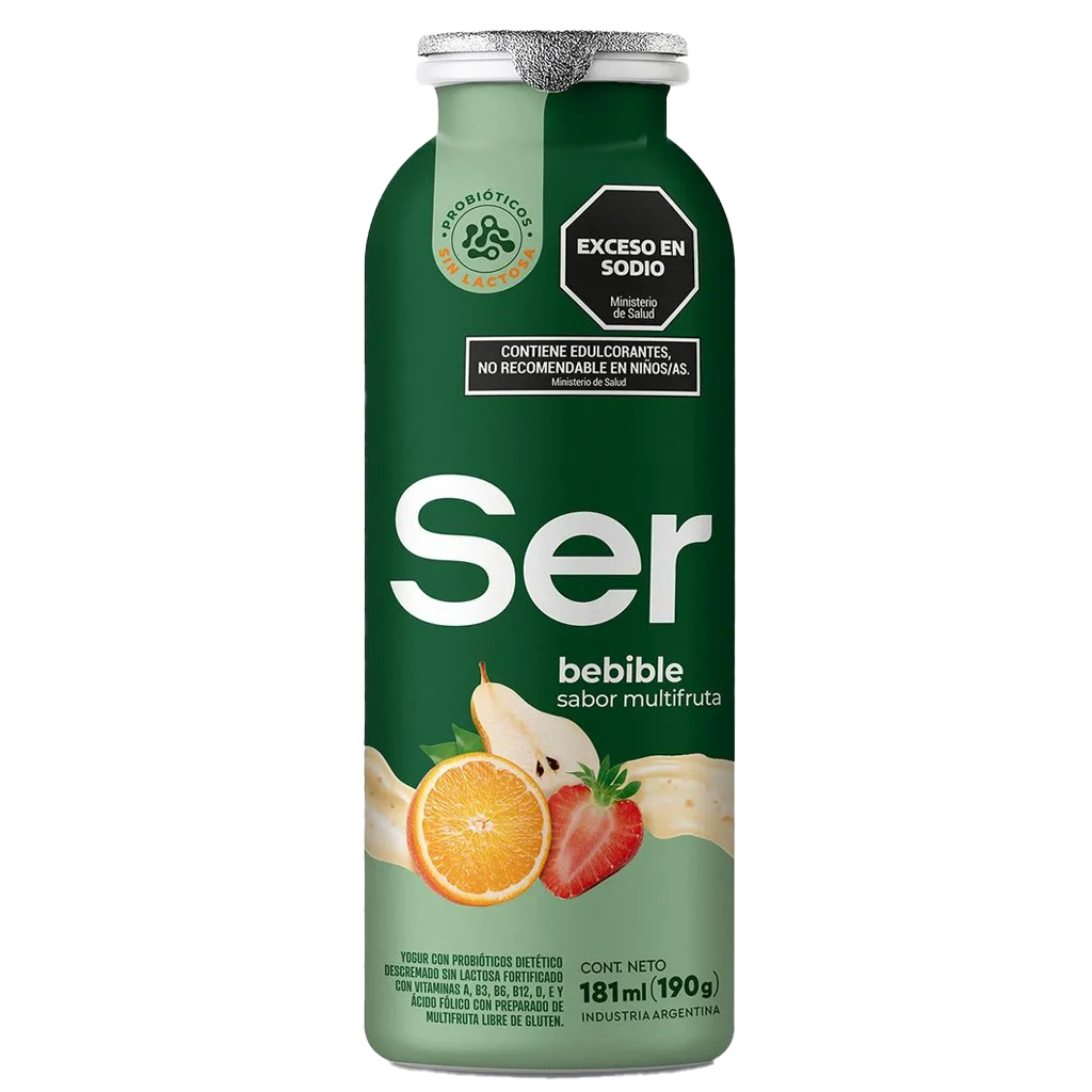 YOGUR BEBIBLE DESCREMADO NATUR MULTIFRUTA BOTELLITA