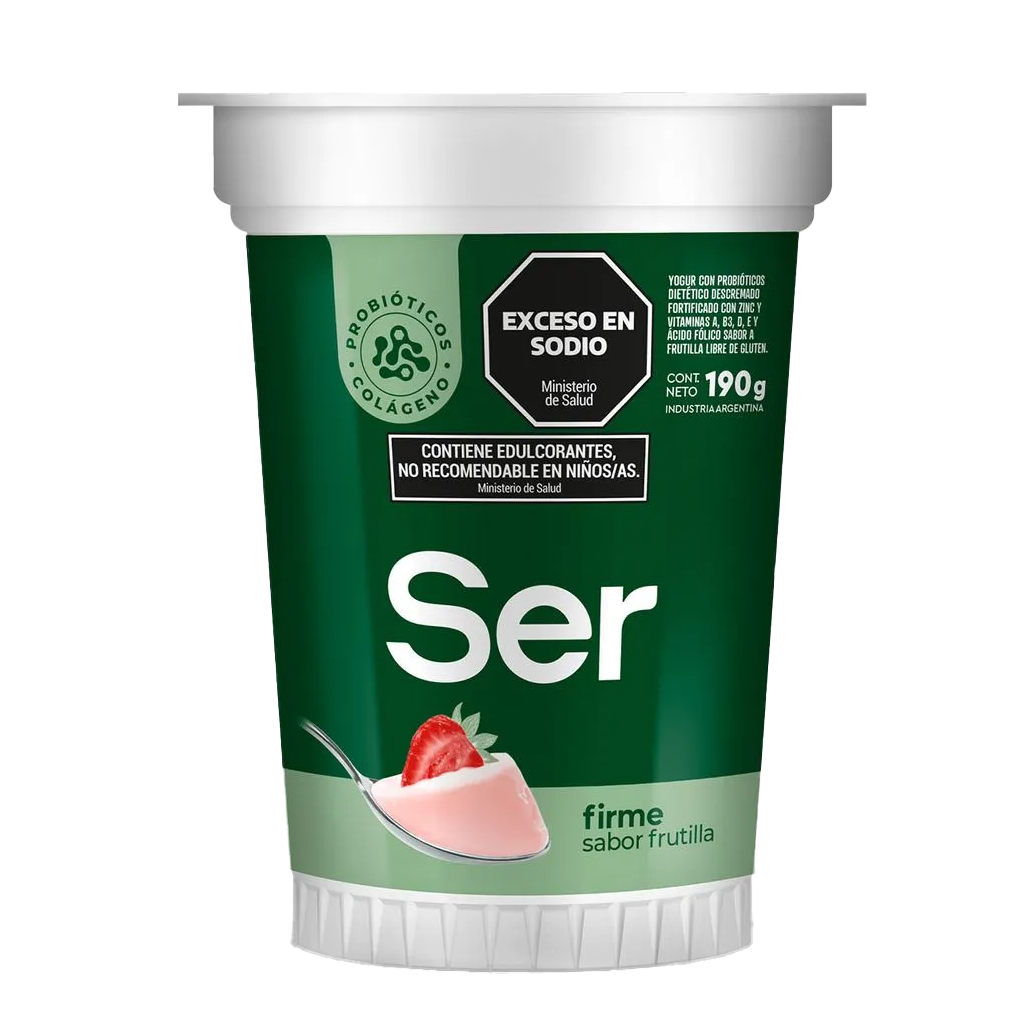YOGUR DESCREMADO FIRME FRUTILLA