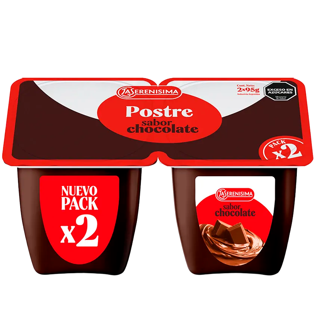 POSTRE CHOCOLATE x2
