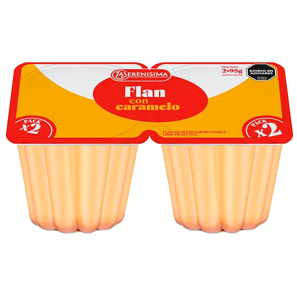 FLAN VAINILLA x2