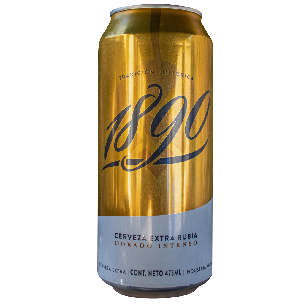 CERVEZA RUBIA LATA 1890