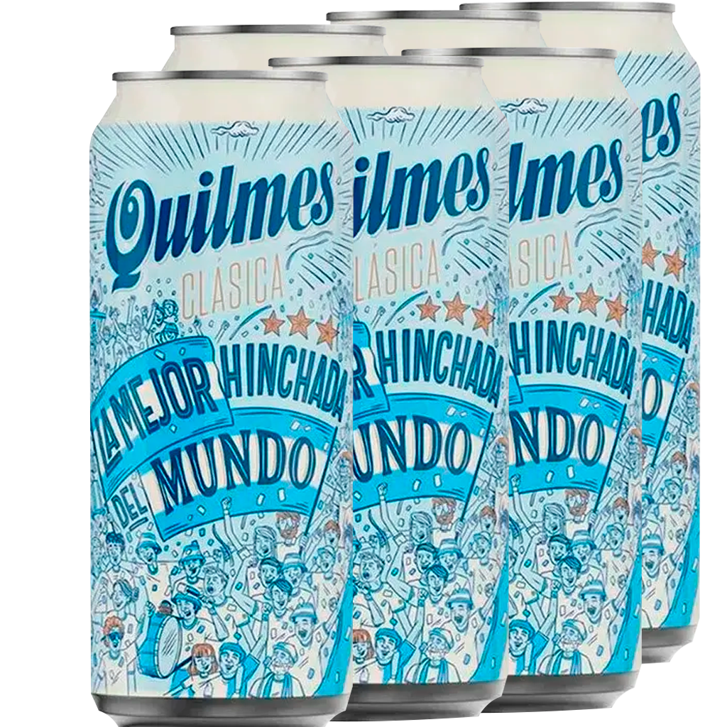 CERVEZA RUBIA LATA SIX PACK  x2.838 lts