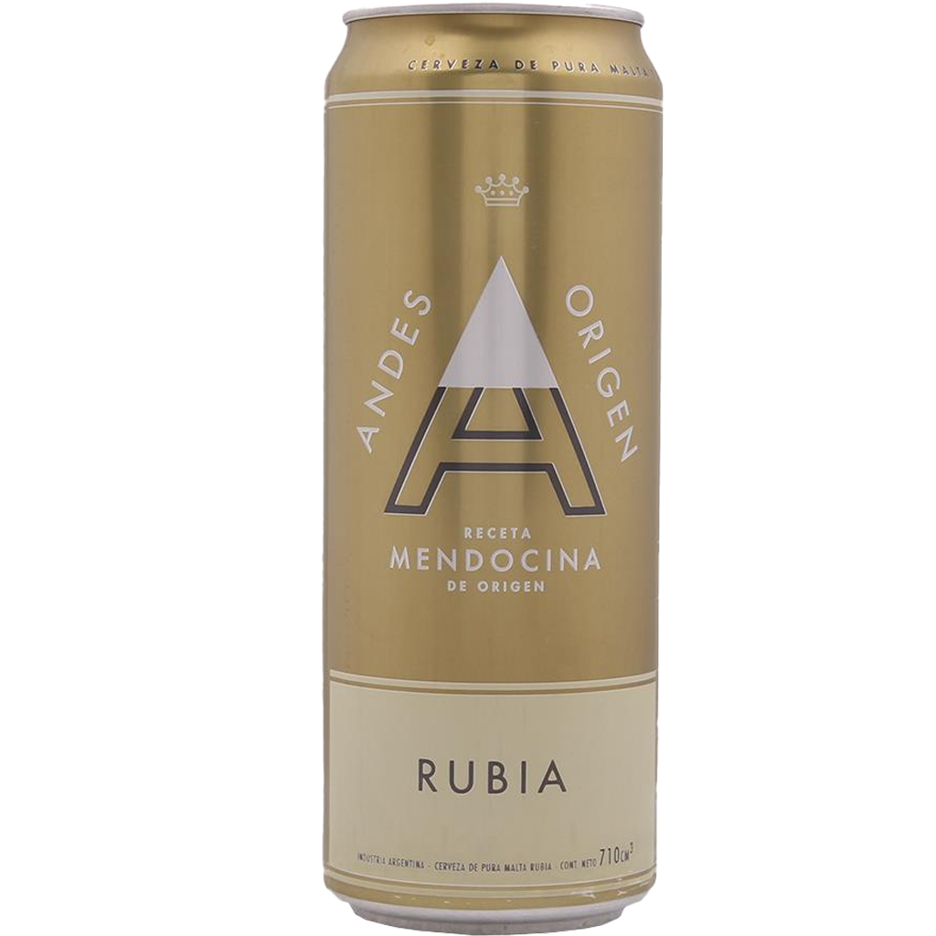 CERVEZA RUBIA LATA