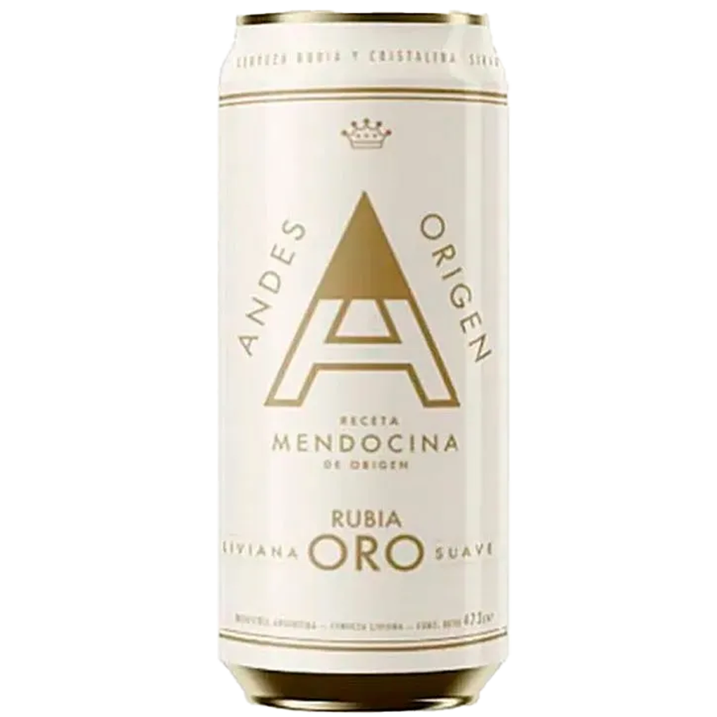 CERVEZA RUBIA ORO LATA