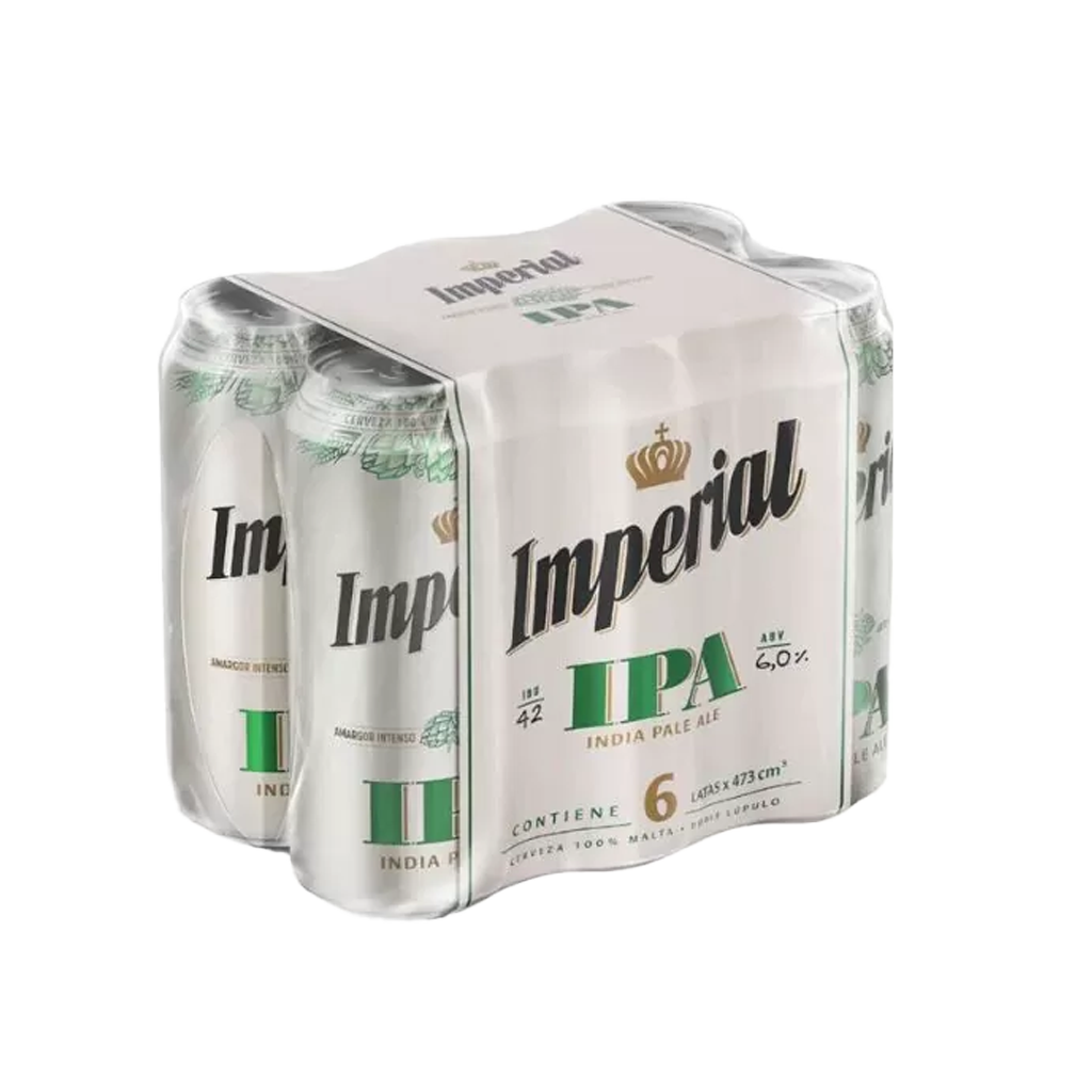 CERVEZA IPA LATA PACK 6x473 ml