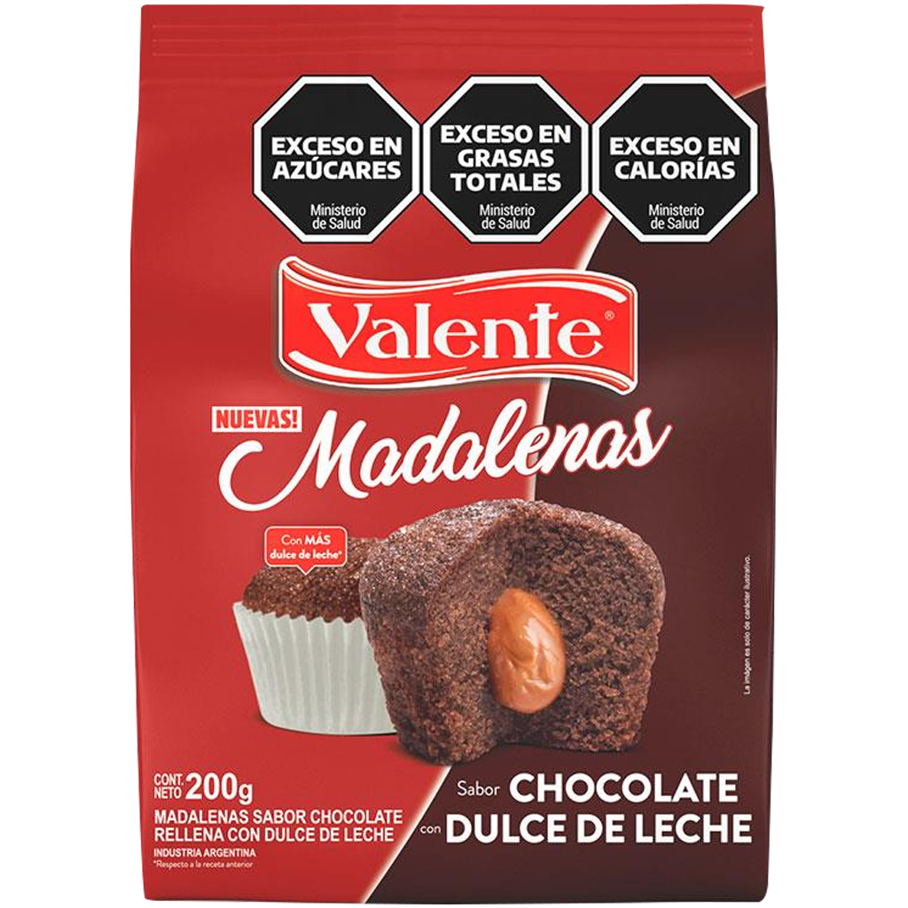 MAGDALENAS CHOCOLATE DULCE DE LECHE