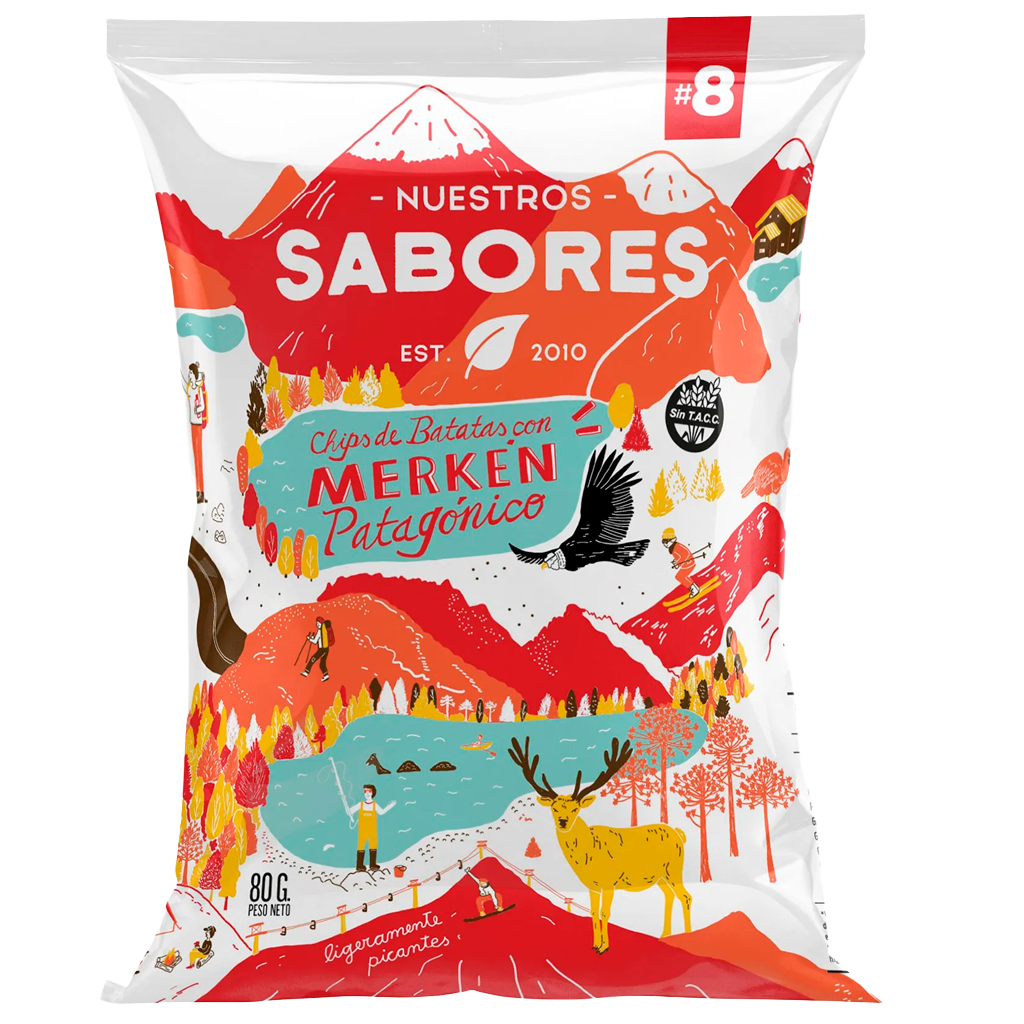 CHIPS BATATA C/ MERKEN PATAGONICO